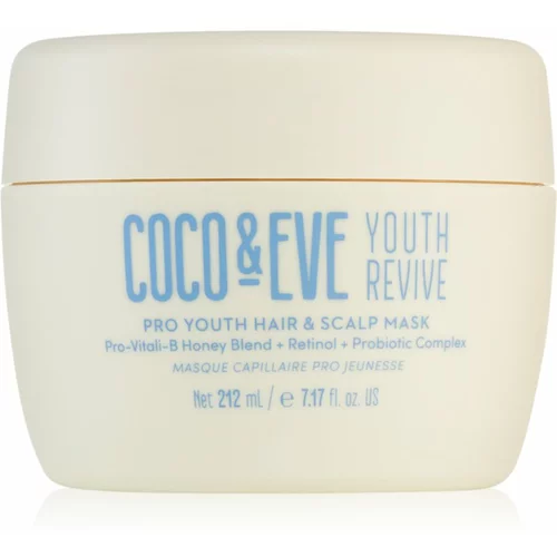 Coco & Eve Youth Revive Pro Youth Hair & Scalp Mask obnavljajuća maska za prve znakove starenja kose 212 ml