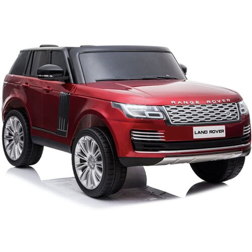 Eurobajk dečiji automobil na akumulator - land rover - crven Slike