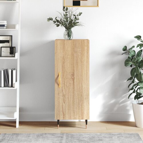 vidaXL Komoda sonoma hrast 34,5x34x90 cm inženirski les Cene