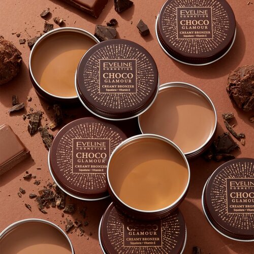 Eveline Cosmetics Choco Glamour kremasti bronzer odtenek 01 20 g Slike
