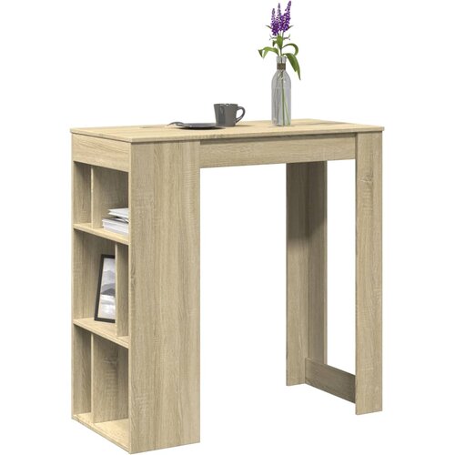  Barski stol s stalcima boja hrasta 102 x 50 x 103,5 cm drveni Cene
