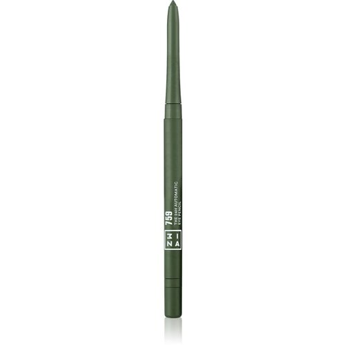3INA The 24H Automatic Eye Pencil dolgoobstojni svinčnik za oči odtenek 759 - Olive green 0,35 g Slike
