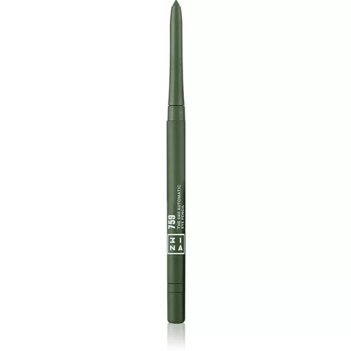3INA The 24H Automatic Eye Pencil dolgoobstojni svinčnik za oči odtenek 759 - Olive green 0,35 g