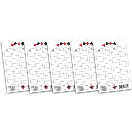 Grafoprint Games Blok set BELOT 5/1 (250 listova) Slike