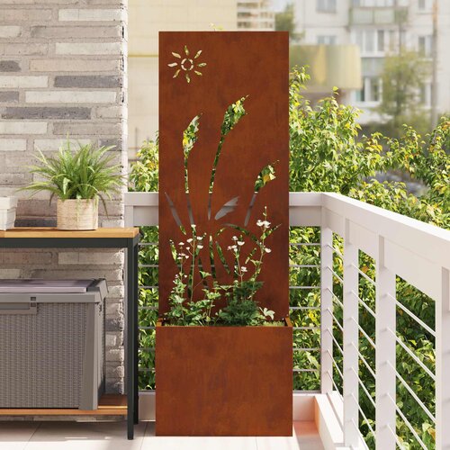  Privatnost u vrtu Rezbarija Rđa 50 x 32 x 150 cm Otporni čelik Slike