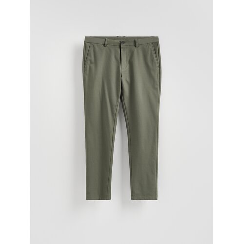 Reserved Chino slim fit hlače - prljavozeleno Cene