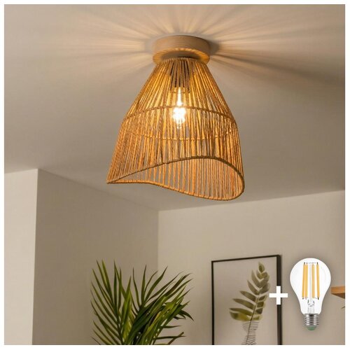  Brilagi - LED plafonski luster CERIA BOHO 1xE27/40W/230V prečnika 30 cm smeđa/hrast Cene
