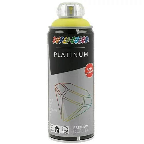 Dupli color Platinum Sprej s lakom u boji (Sumporno žute boje, 400 ml, Svilenkasti sjaj)