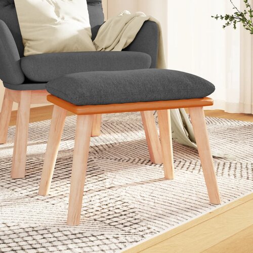 VidaXL Tabure tamnosivi 45 x 29,5 x 39 cm od tkanine i umjetne kože Slike