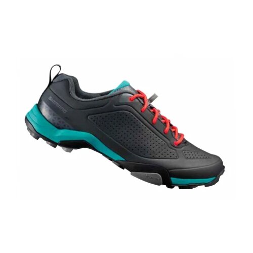 Shimano biciklističke cipele mtb-touring SH-MT300WG, ženske, black/green , 40 Slike