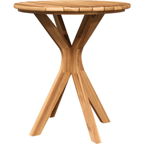 vidaXL vrtni bistro stol &Oslash;70x75 cm čvrsta tikovina Cijene