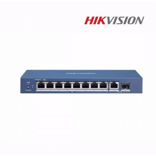 Hikvision DS-3E0510P-E/M PoE svič Slike