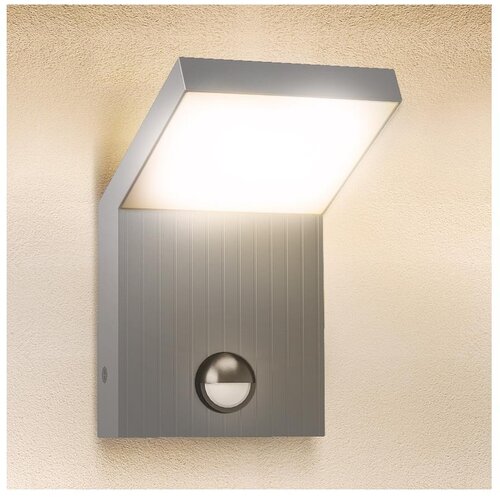  Brilagi - LED spolja&scaron;nje zidno svetlo sa senzorom RIANO LED/8W/230V srebrno Cene