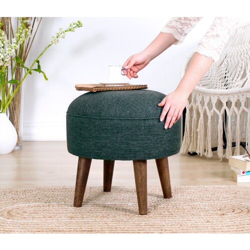 Atelier Del Sofa Deff - Grey, Green GreyGreen Pouffe Cijene