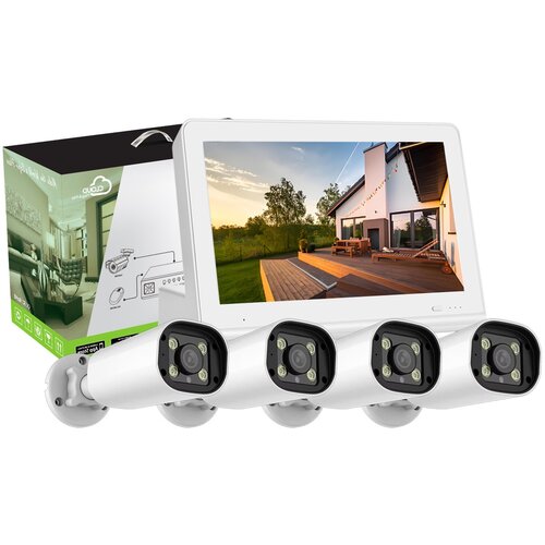 OXE sistem kamer 4MPX bullet z monitorjem, (21457741) Slike