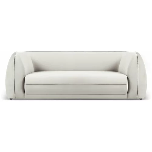 Micadoni Home Bež baršunasti sofa 225 cm Lando –