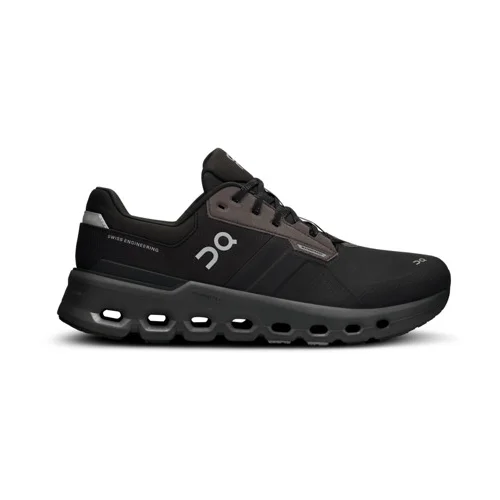 On-running On Cloudrunner 2 Waterproof Men's Running Shoes, Magnet/Black - 48, (21550604)