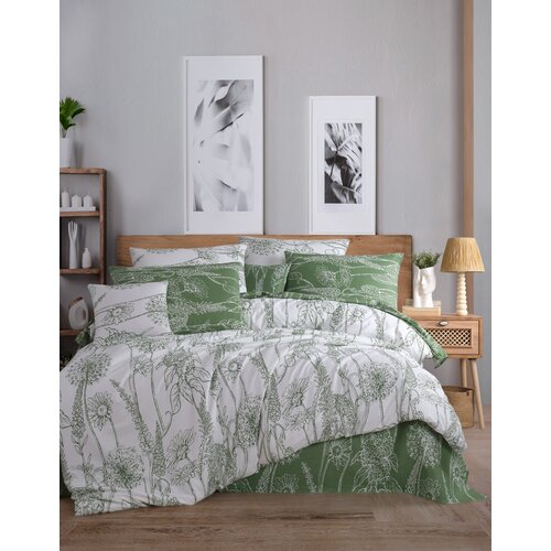 Lessentiel Maison set posteljine Lara, 160x220cm, zelena Cene