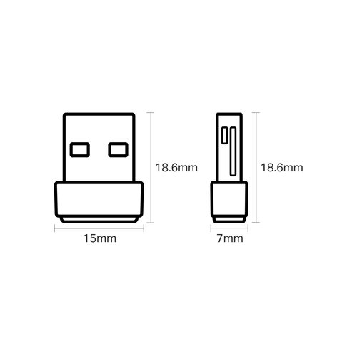 Tp-link Archer T2U Nano wireless adapter Slike