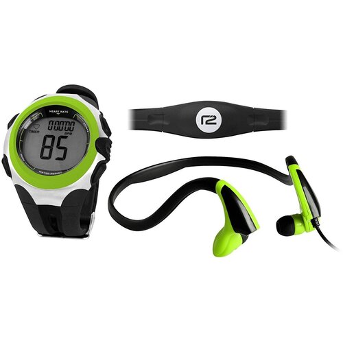 Ready2music Ready2Sport R2 Fitness Starter Kit Slusalice i Sat za Trcanje Zelene" Cene