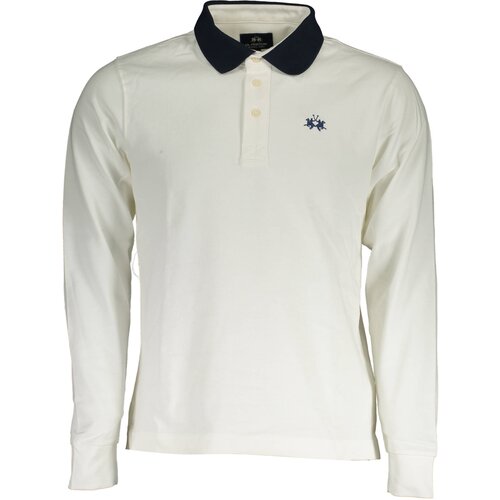 La Martina POLO LONG SLEEVE MAN WHITE Slike