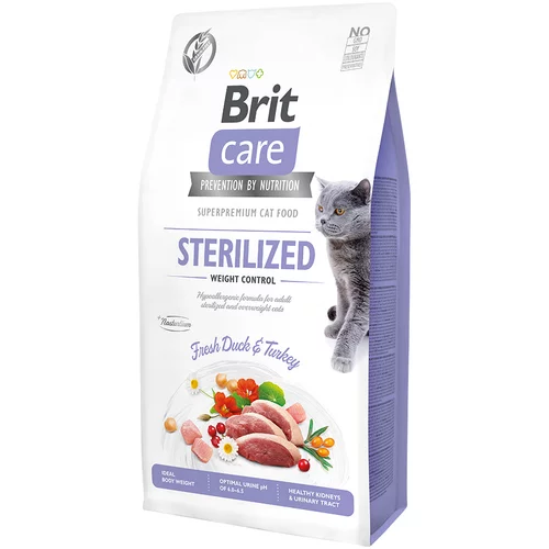Brit Care Grain-Free Sterilized Weight Control - Varčno pakiranje: 2 x 7 kg
