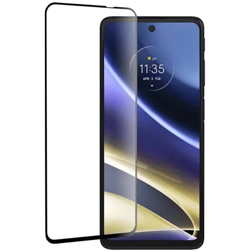 Mocolo 2.5D zakrivljeno potpuno ljepljivo staklo - Motorola G51 5G - crno Slike