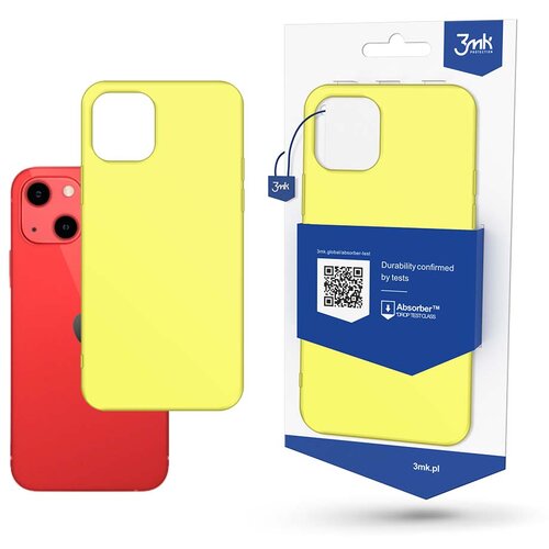 3mk liquid silikonski ovitek za iphone 13 6.1 - mat rumen Cene