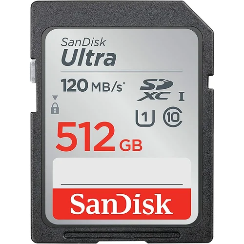 San Disk Ultra 512GB SDXC spominska kartica 150MB/s