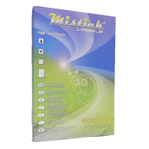 Mistick Nalepnice /White A4/1 210x297 Slike