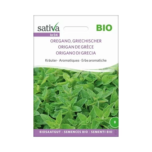 Sativa Bio zelišča "Origano, grški"