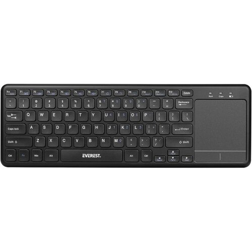  Tastatura EVEREST EKW-155 Black ToucPad Mouse US/ENG Layout Wireless Keyboard + Touch Mouse, Ultra Slim Media Hotkeys/Smart TV Cijene