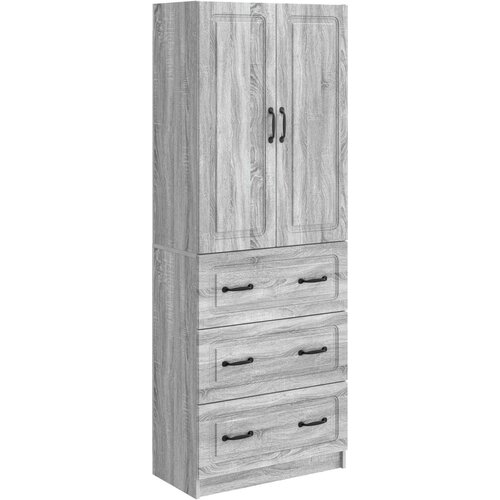 VidaXL Set ormara 2 kom. 66 x 34 5 x 87 cm Konstruirano drvo - Sivi hrast sonoma Slike