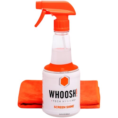 Oem WHOOSH, Komplet za či&scaron;čenje zaslona 500 ml s krpo iz mikrovlaken, Prozorno, (5000277305) Cene