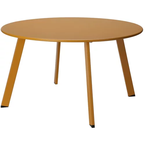 ProGarden Odstavna mizica 70x40 cm mat gorčično rumena, (20979719)