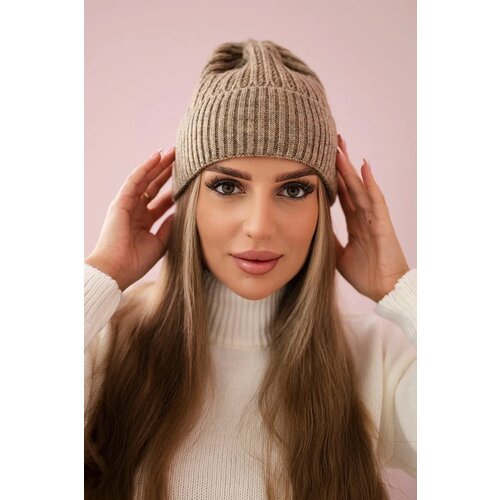  Cap thin Malwina K250 dark beige Slike
