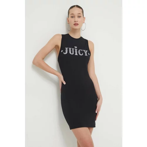 Juicy Couture Haljina boja: crna, mini, ravna