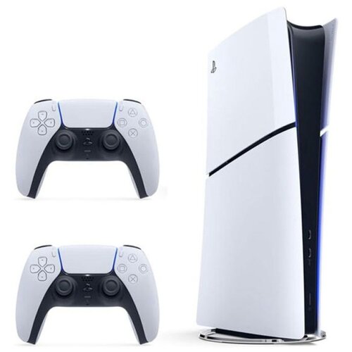 Sony Konzola PlayStation 5 - 1TB Slim - Digital Edition + Dualsense White Cene