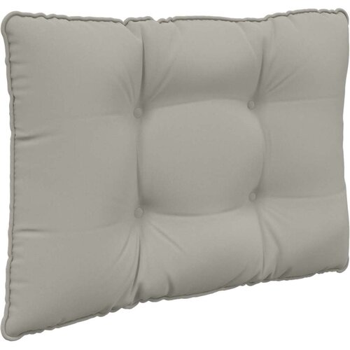 Jastuk za vanjsku sofU 2 pcs Sivi Poliester - Sivi 60 x 60 cm 1x sjedalo +1x naslon (2D s bartagom) Slike