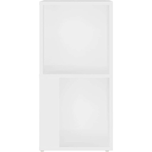 VidaXL Kotna omarica bela 33x33x67 cm iverna plo&amp;scaron;ča Slike