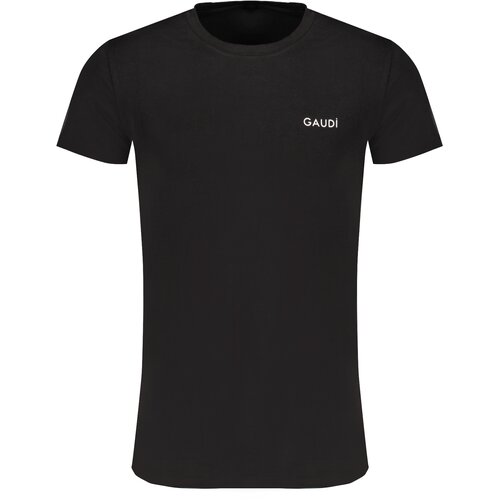 Gaudi GAUD&amp;Igrave; MEN&amp;#039;S SHORT SLEEVE T-SHIRT BLACK Slike