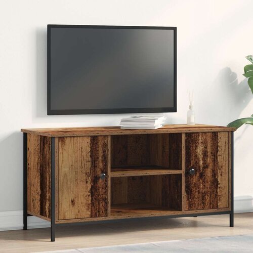 TV Kablinet Stari Učin b100x40x50 cm Inženjersko drvo i čelik Cijene