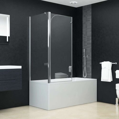 VidaXL Tu&amp;scaron;-kabina s dvostrukim sklopivim vratima ESG 120 x 68 x 130 cm Slike