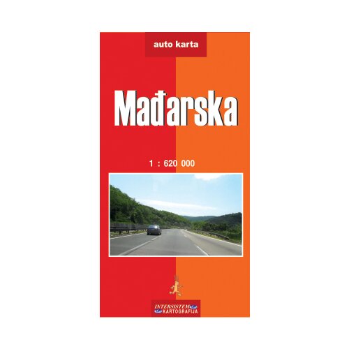 Intersistem Grupa autora - Mađarska - auto karta Slike
