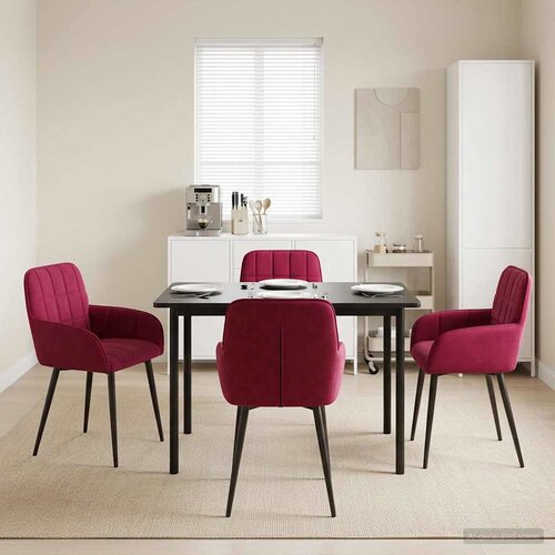  Trpezarijske stolice 4 pcs Bar&scaron;un Vinska crvena 57 x 50 x 85 cm Cijene