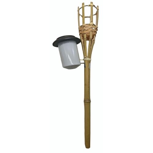  LED solarna lampa BAMBOO LED/1,2V 150 mAh 1800K 56 cm IP44 bež Slike