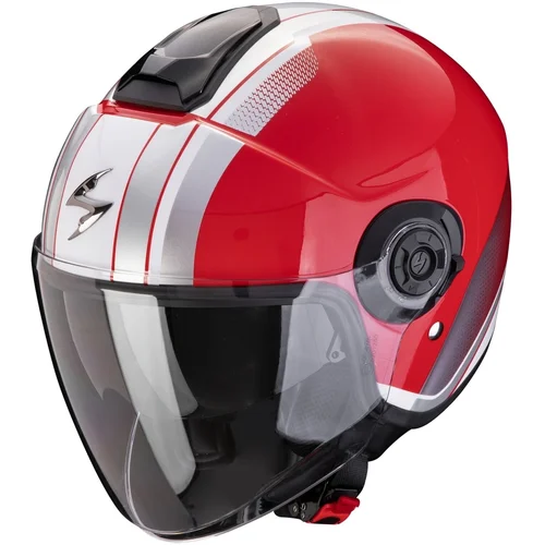 Scorpion EXO-CITY II VEL Red/White XS Kaciga