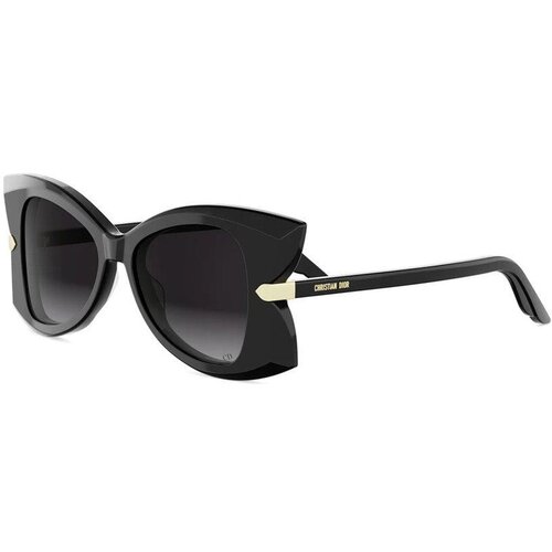 Dior Butterfly S1I Black Butterfly Sunglasses ONE SIZE (51) Črna/Siva Slike