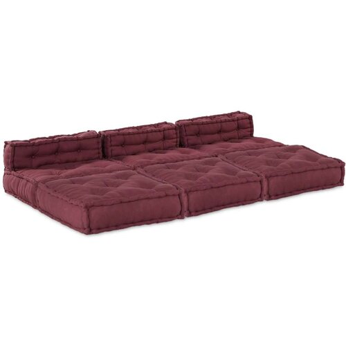  Modularni Poufi 4 kosa Bordo Tkanina, (22045909) Cene