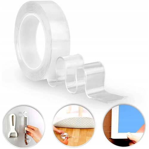  Dvostrana traka magic tape za vi&amp;scaron;ekratnu upotrebu 30x100mm Slike